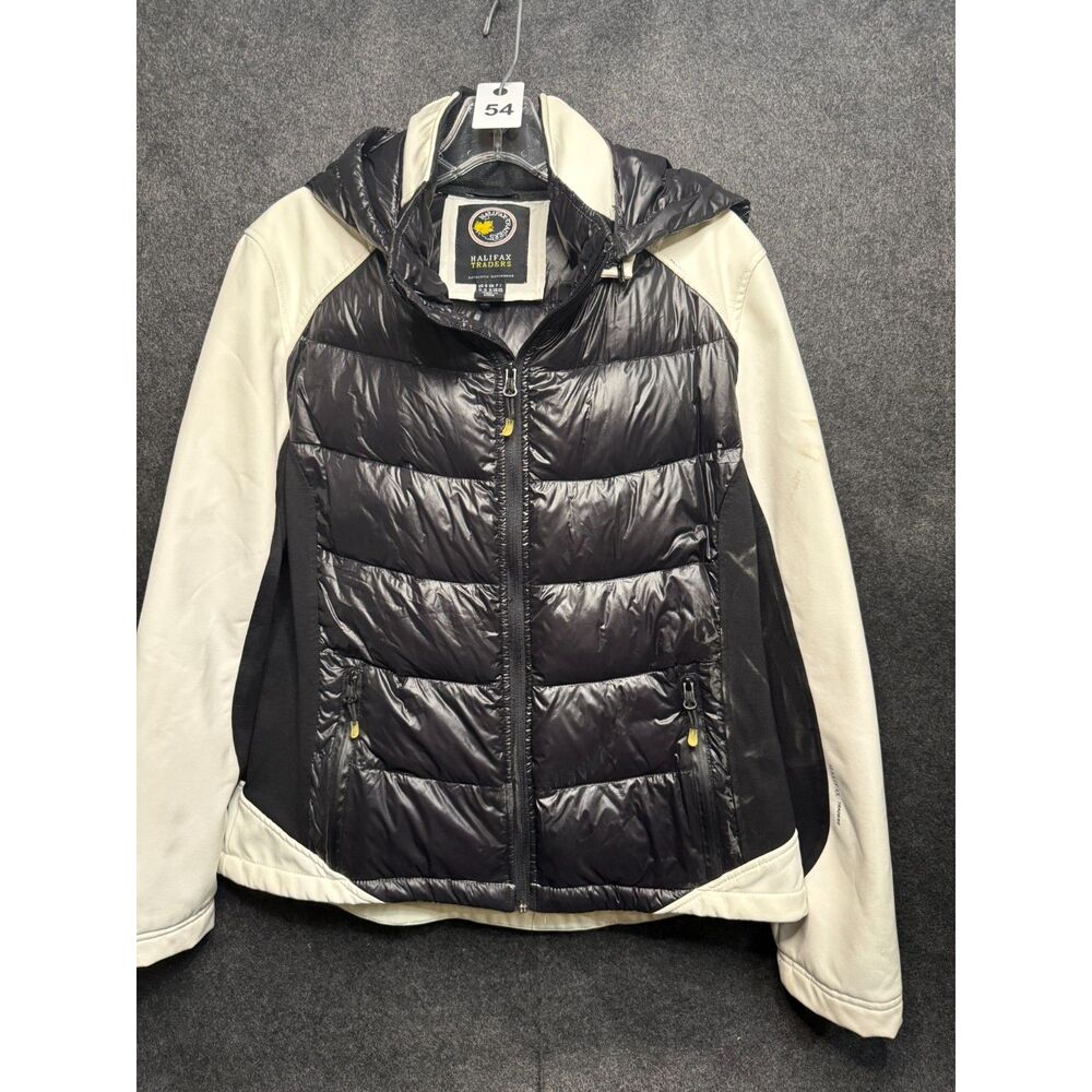 (XL) - Women's Halifax Traders Black & White Puffer